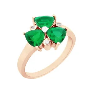 انگشتر نقره زنانه کد R204PgRo