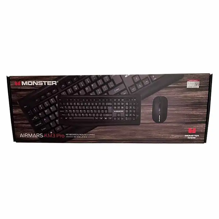 کیبورد و ماوس بی سیم مانستر مدل AIRMARS KM3 PRO