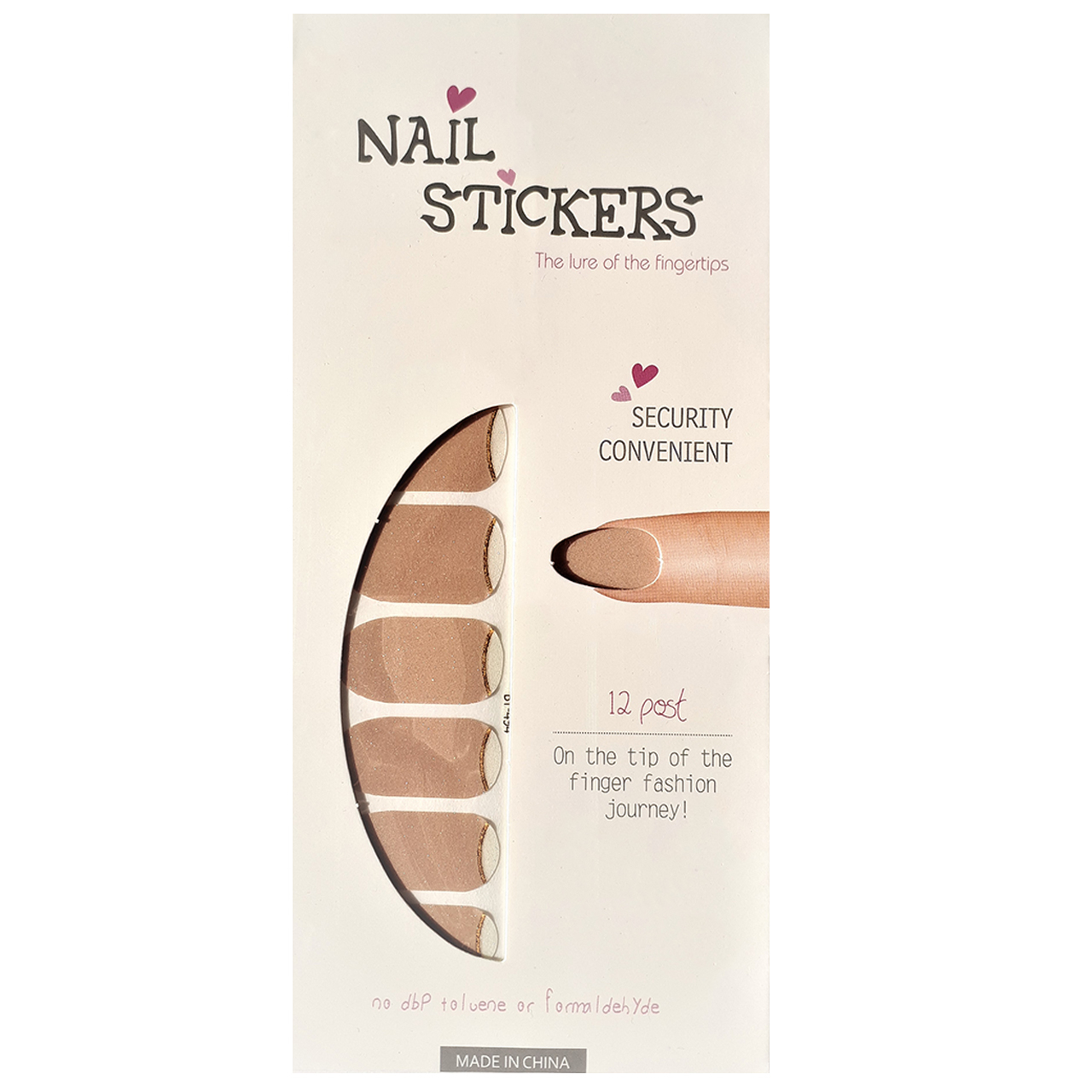 استیکر طراحی ناخن مدل Na024 