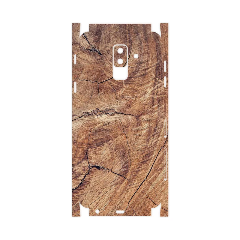 برچسب پوششی ماهوت مدل Wood Texture 5-FullSkin مناسب برای گوشی موبایل سامسونگ Galaxy A6 Plus 2018