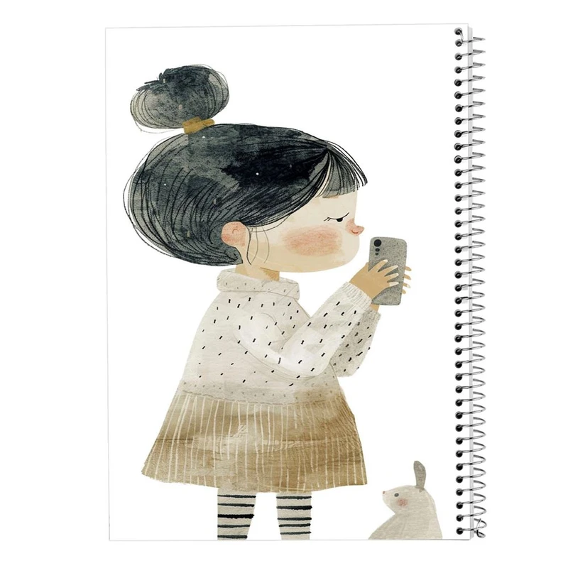 دفتر لیست خرید 50 برگ مدوپد مدل دخترانه کد DF15811