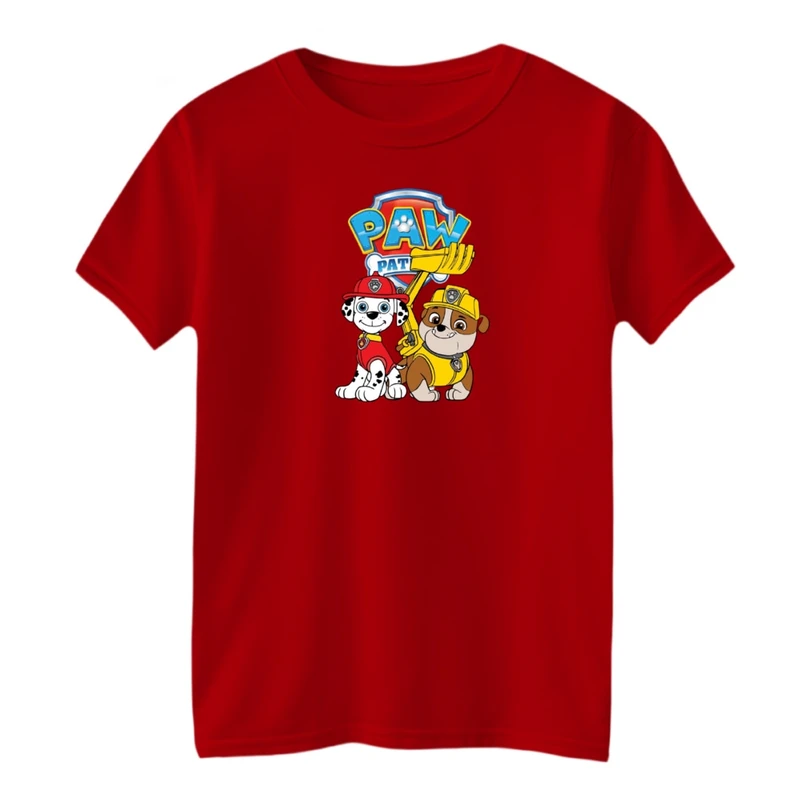 تی شرت آستین کوتاه بچگانه مدل سگ نگهبان کد01