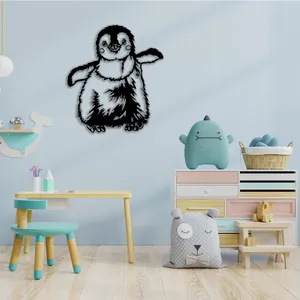 استیکر دیواری کودک مدل پنگوئن