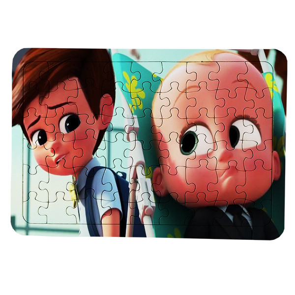 پازل 54 تکه طرح انیمیشن بچه رییس کد LY7