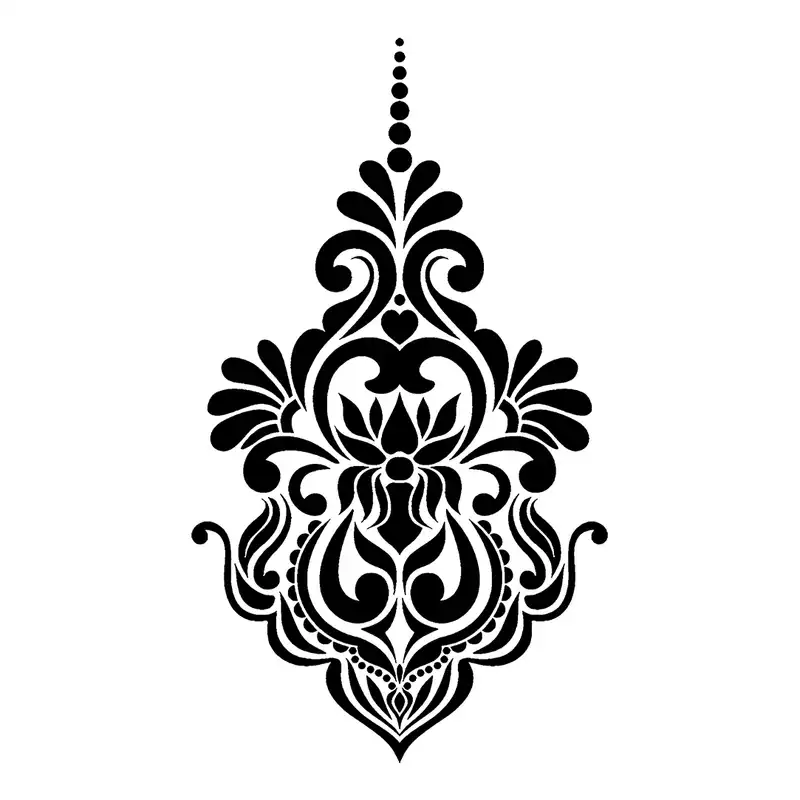 شابلون باتیس آرت طرح تذهیب کد 50-561