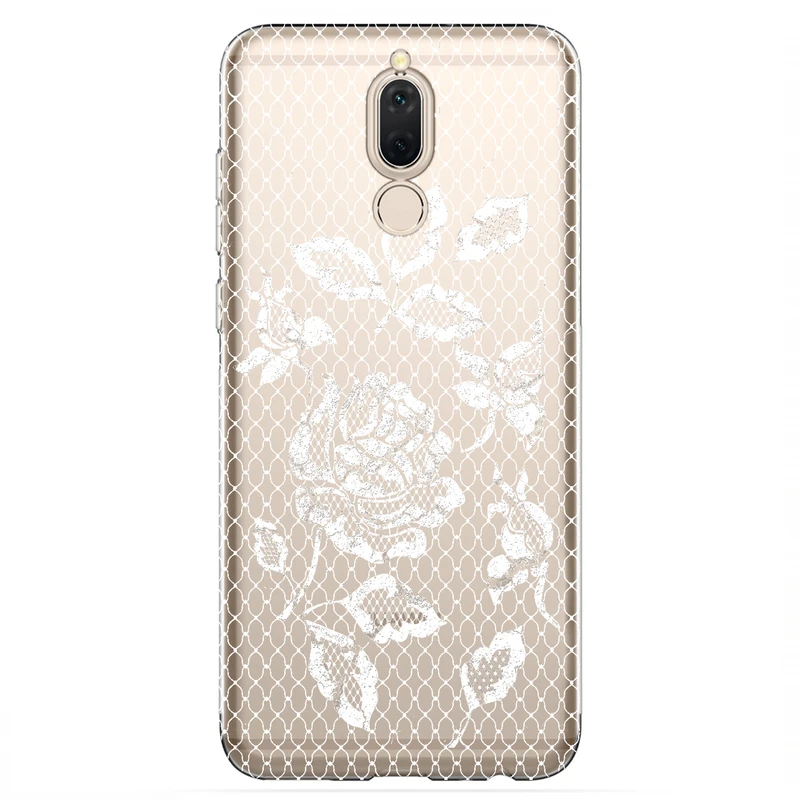 کاور مگافون طرح گل مدل C43-W مناسب برای گوشی موبایل هوآوی Mate 10 Lite