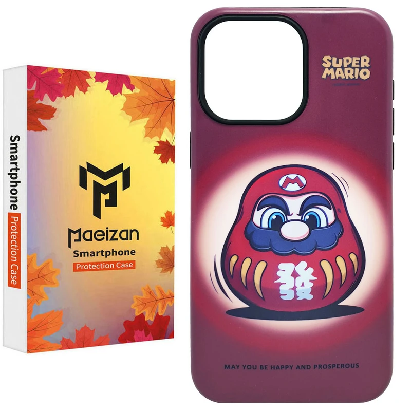 کاور پاییزان مدل RED super mario طرح لاکچری مناسب برای گوشی موبایل اپل IPhone 12 Pro Max