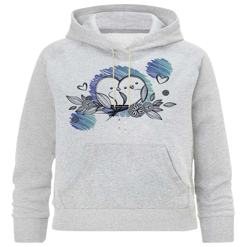 هودی دخترانه مدل M 239 پرنده