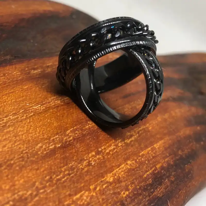 ست انگشتر زنانه و مردانه مدل رینگی زنجیری