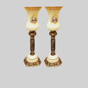  شمعدان کریستال سازان کد SH1537 بسته دو عددی