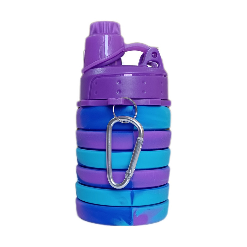 قمقمه مدل سیلیکونی تاشو TAV003 گنجایش 0.5 لیتر