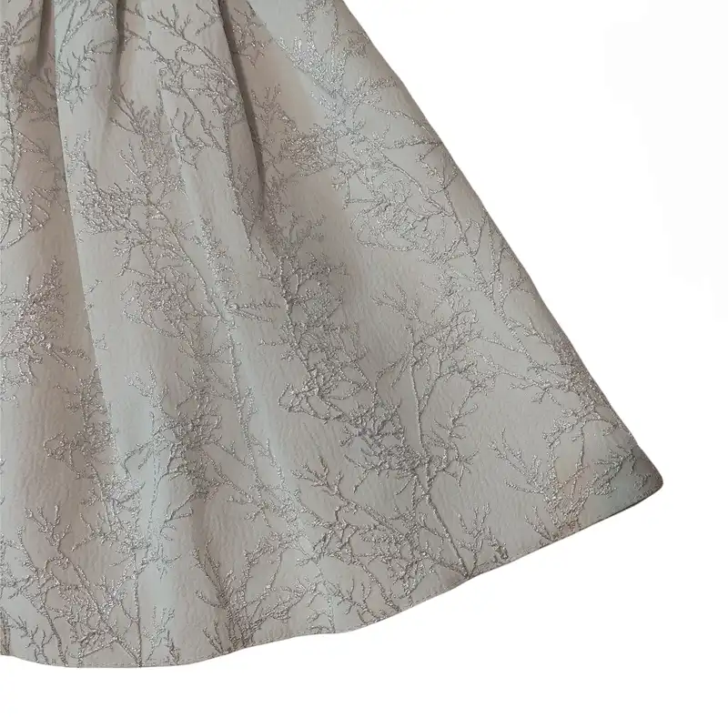 ست پیراهن و کیف دخترانه مدل ASH592 رنگ طوسی