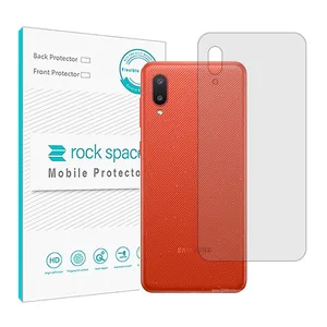 Rock space HyGEL model transparent phone back protector suitable for Samsung Galaxy M02 mobile phone
