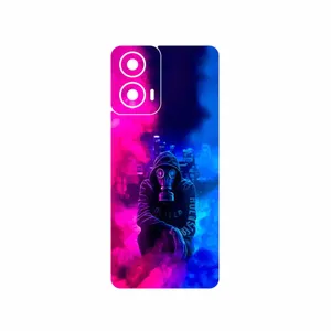 MAHOOT Smoke Rainbow Digital Art 2 Cover Sticker for Motorola Moto G24