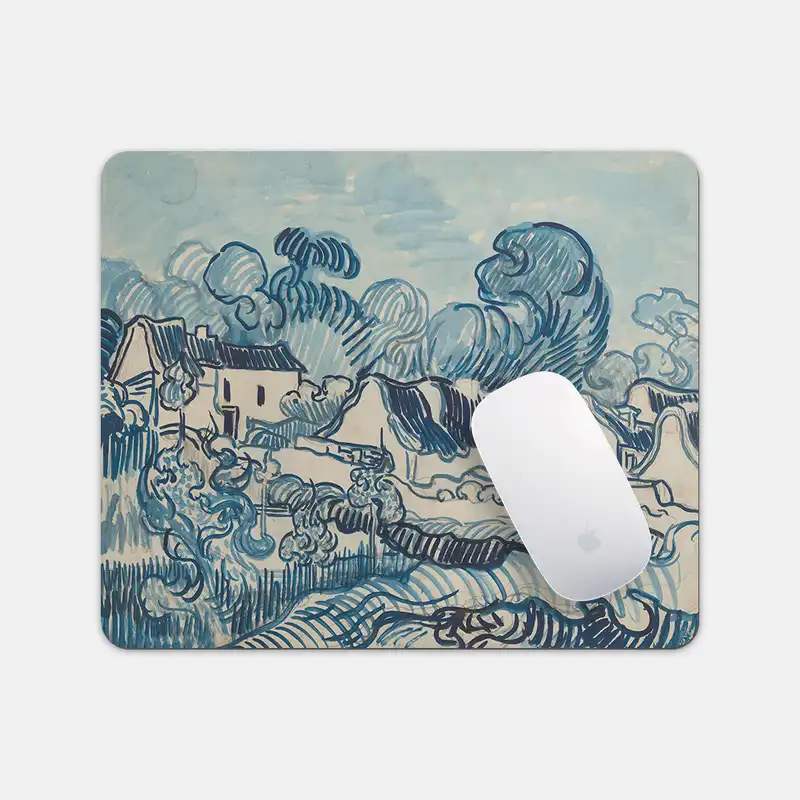 موس پد پیکسل میکسل مدل Landscape with Houses