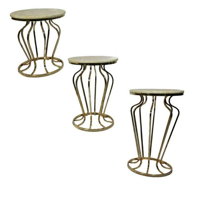 میز عسلی مدل 7896 مجموعه سه عددی