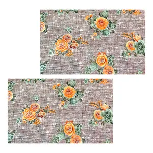 رو بالشی مدل مخمل نقره کوب کد 21-A بسته 2 عددی