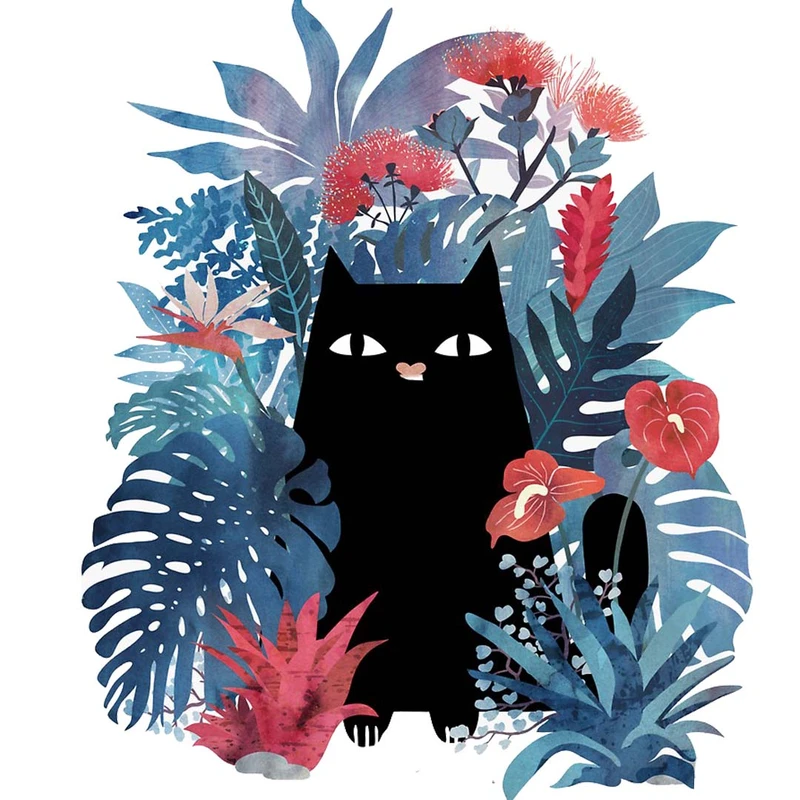 استیکر لپ تاپ طرح گربه کد ST-138