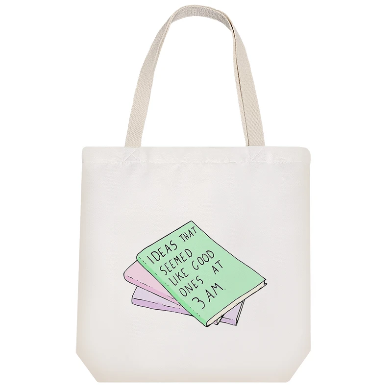 ساک خرید پارچه ای خندالو طرح  کتاب Book مدل توت بگ کد 7063