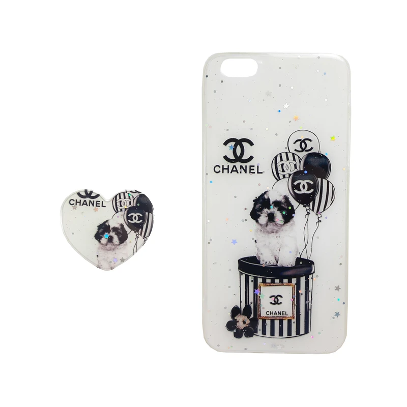 کاور مدل 7n مناسب برای گوشی موبایل اپل iphone 7 به همراه پاپ سوکت