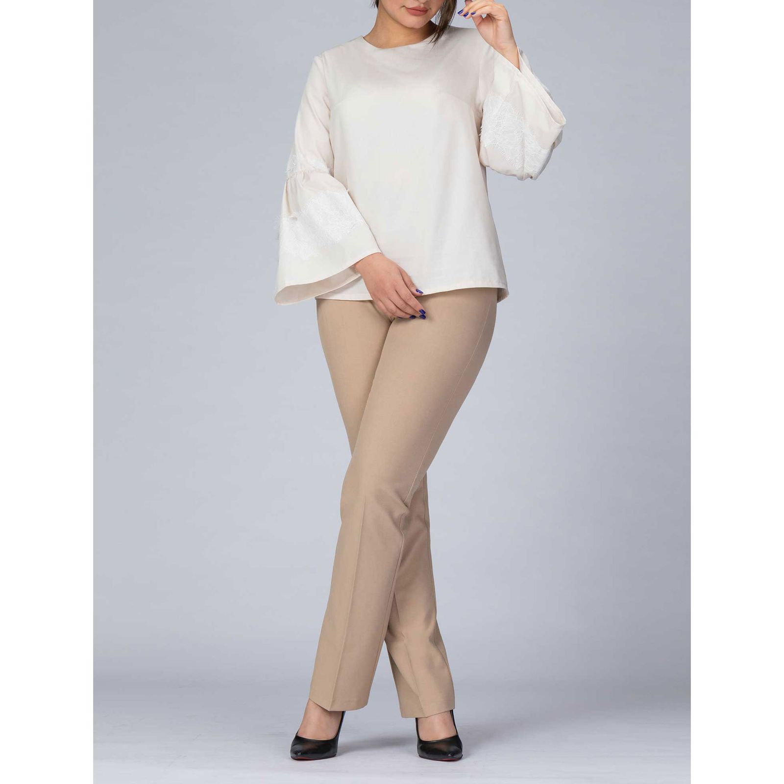 بلوز آستین بلند زنانه برنس مدل گیسو کد 07 - - 7