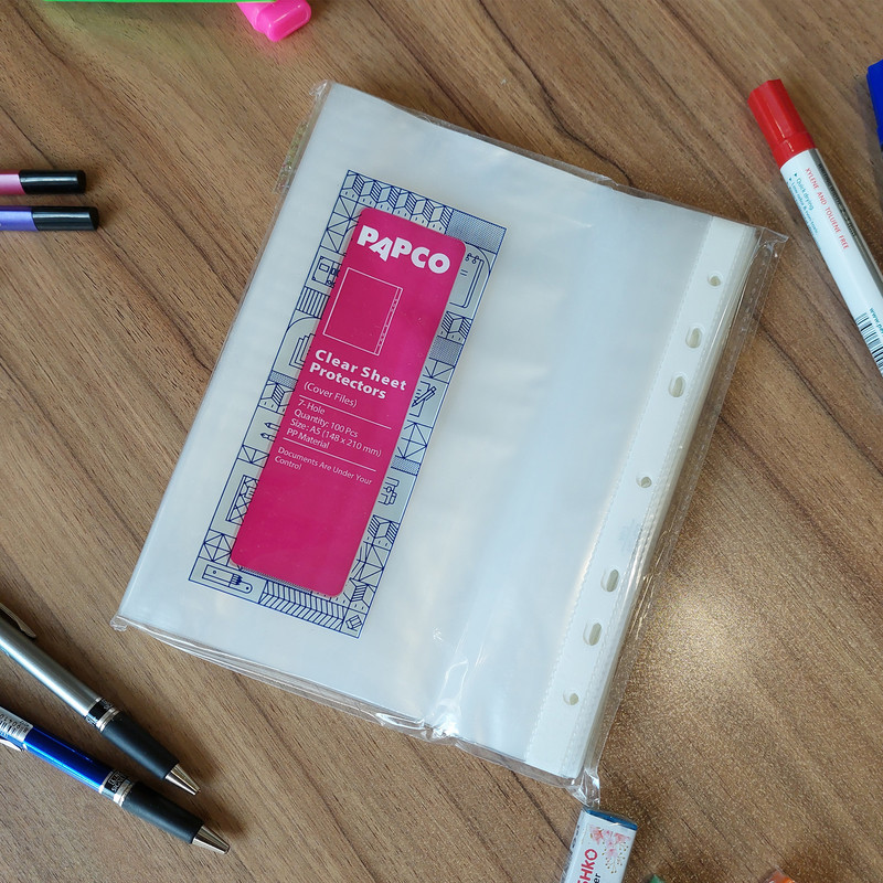 کاور کاغذ A5 پاپکو کد A5-7 بسته 200 عددی