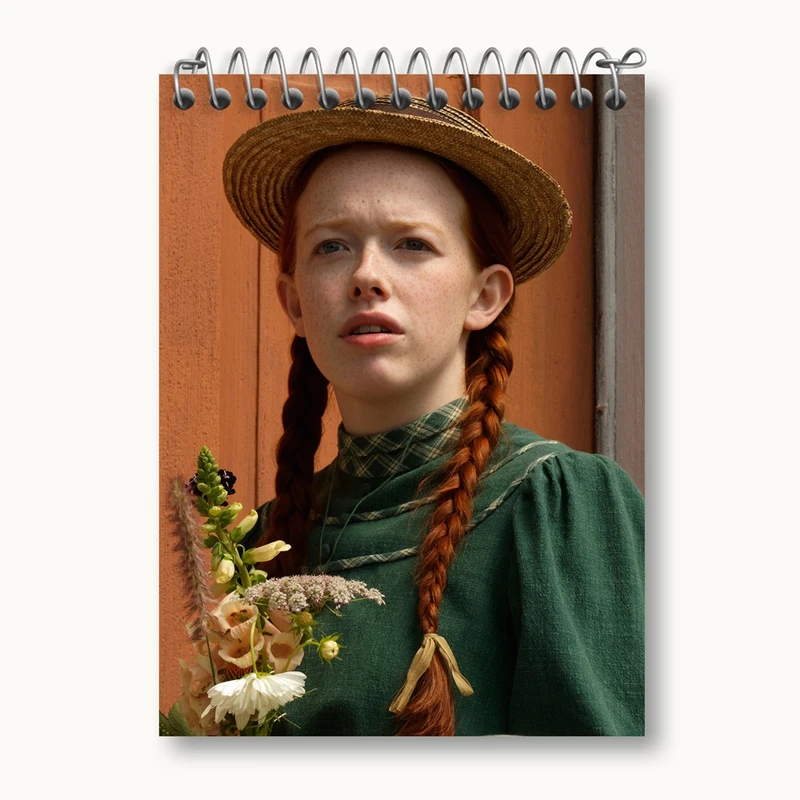 دفتر یادداشت 50 برگ خندالو مدل آنه سریال آنشرلی کد 28973