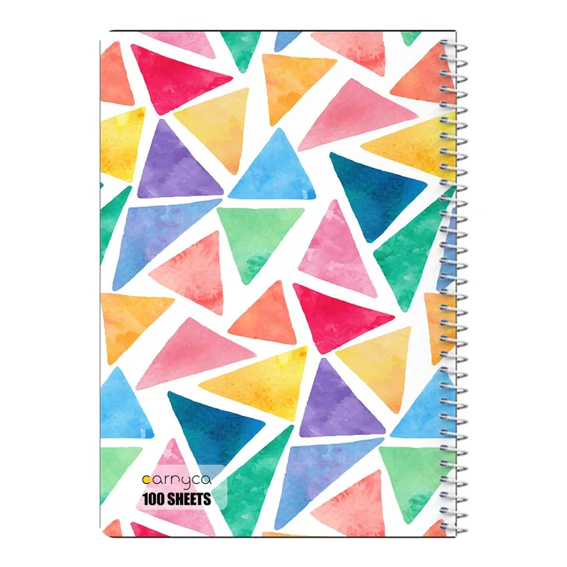 دفتر مشق 100 برگ سیمی کارنیکا طرح پترن هندسی Geo Pattern کد 63725