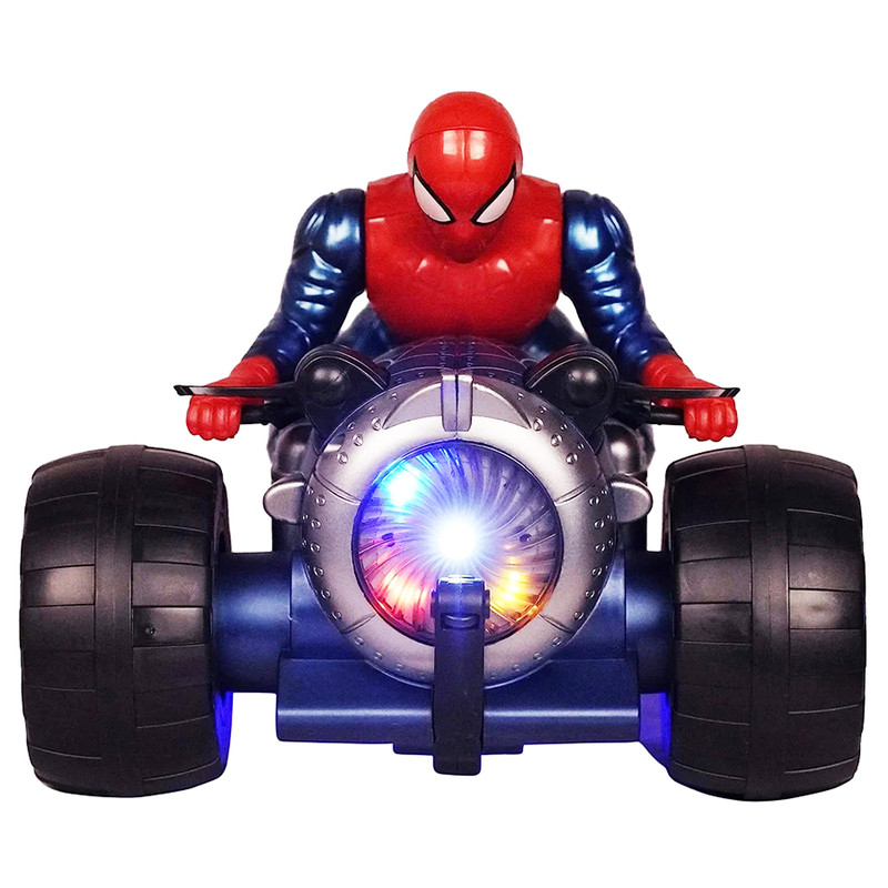 موتور بازی مدل ملق زن چراغدار طرح مرد عنکبوتی کد LD-162B