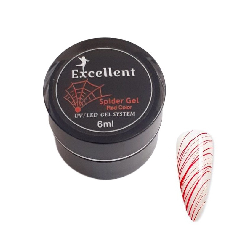 اسپایدر ژل اکسلنت مدل Rdsp حجم 6 میلی لیتر رنگ قرمز