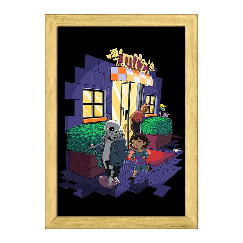 تابلو خندالو طرح بازی آندرتیل (Undertale) کد 31739