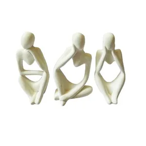 تندیس مدل پرتره تفکر مجموعه 3 عددی