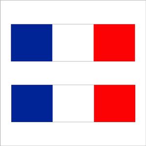 نقد و بررسی برچسب پارکابی خودرو طرح پرچم فرانسه کد FE1 بسته 2 عددی توسط خریداران