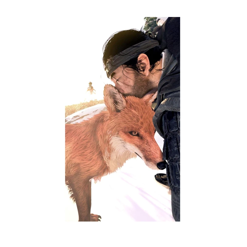 استیکر لپ تاپ و موبایل مدل بازی طرح شبح تسوشیما Ghost of Tsushima کد 4188