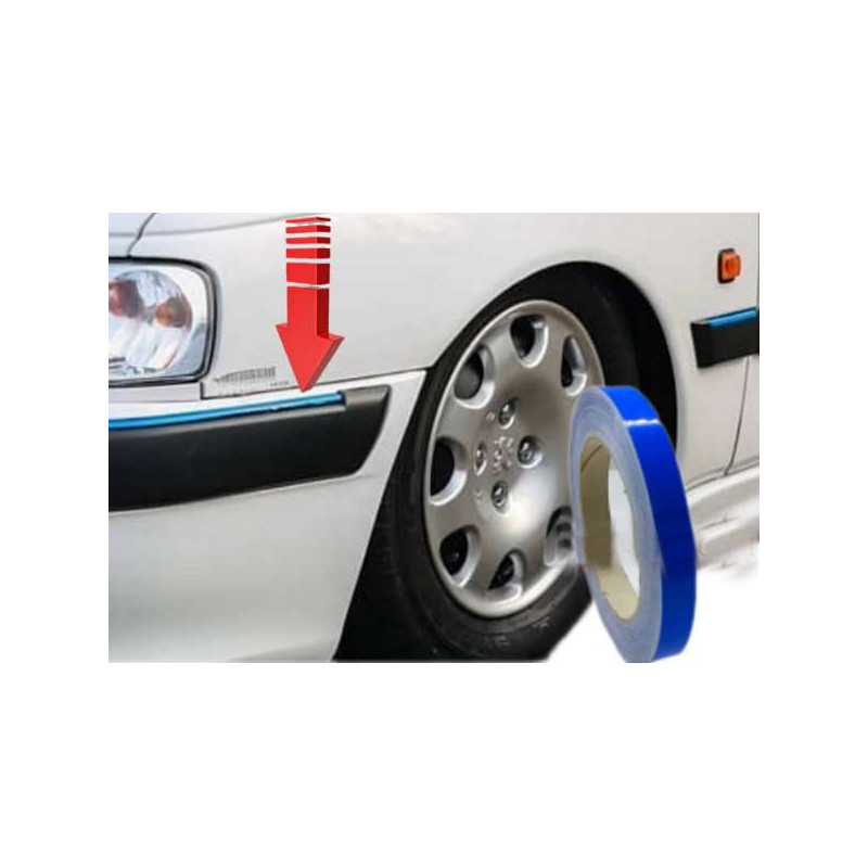 برچسب آبی سپر و زه بغل درب خودرو قطعه سازان کبیر مدل CHS-PARS20M-30572 مناسب برای پژو پارس