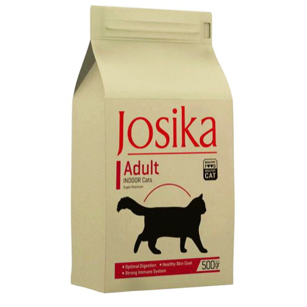 نقد و بررسی غذای خشک گربه ژوسیکا مدل inddoor adult وزن500 گرم توسط خریداران