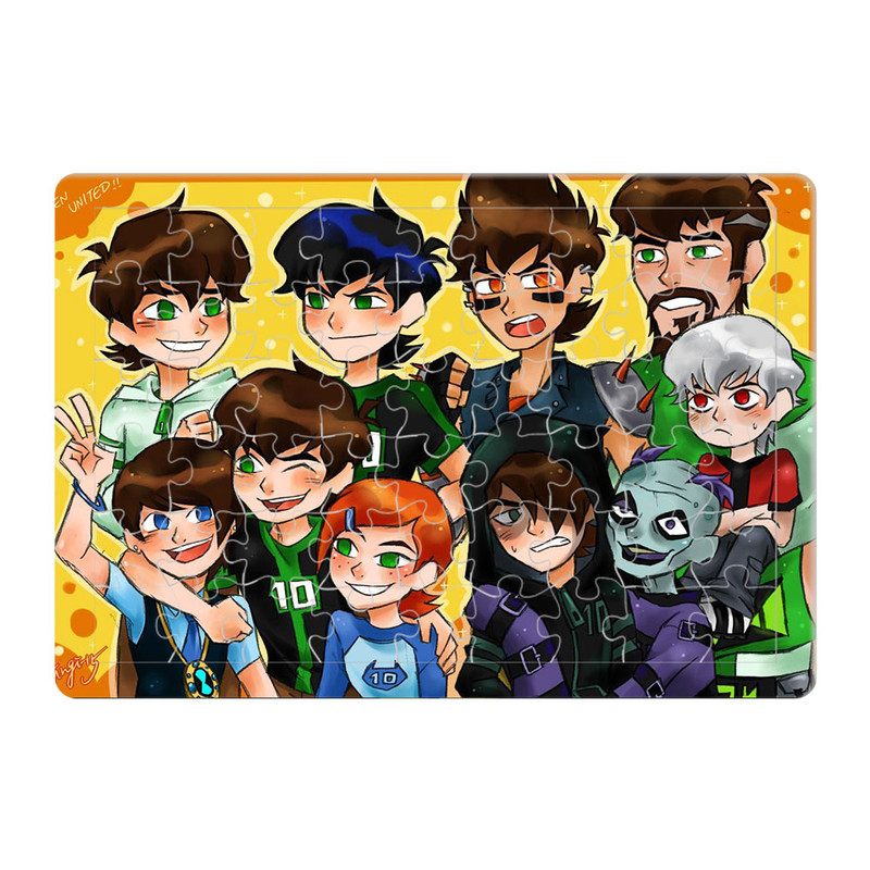 پازل 54 تکه طرح Ben10 مدل P306