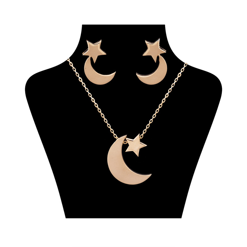 نیم ست طلا 18 عیار زنانه گالری فرنود کد NM002