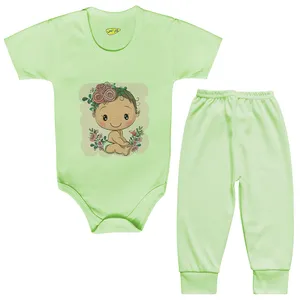 ست بادی و شلوار نوزادی کارانس مدل BSTG-3198