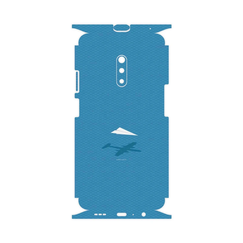 برچسب پوششی ماهوت مدل Minimal Paper Airplane-FullSkin مناسب برای گوشی موبایل اپو Realme X