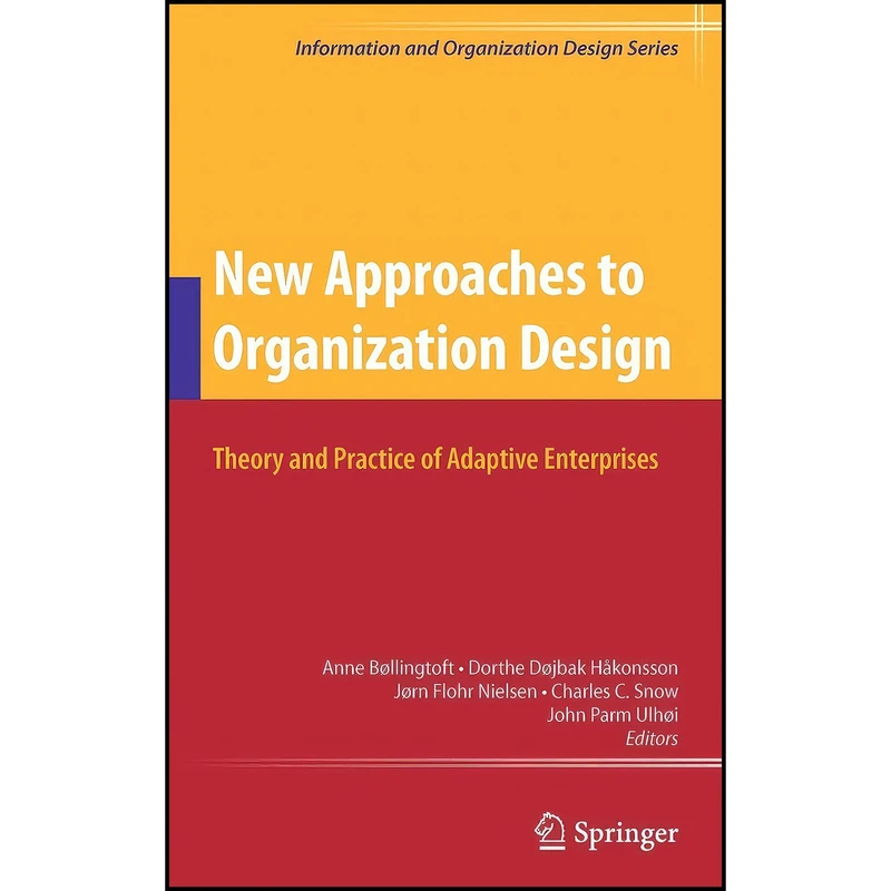 کتاب New Approaches to Organization Design اثر جمعي از نويسندگان انتشارات Springer