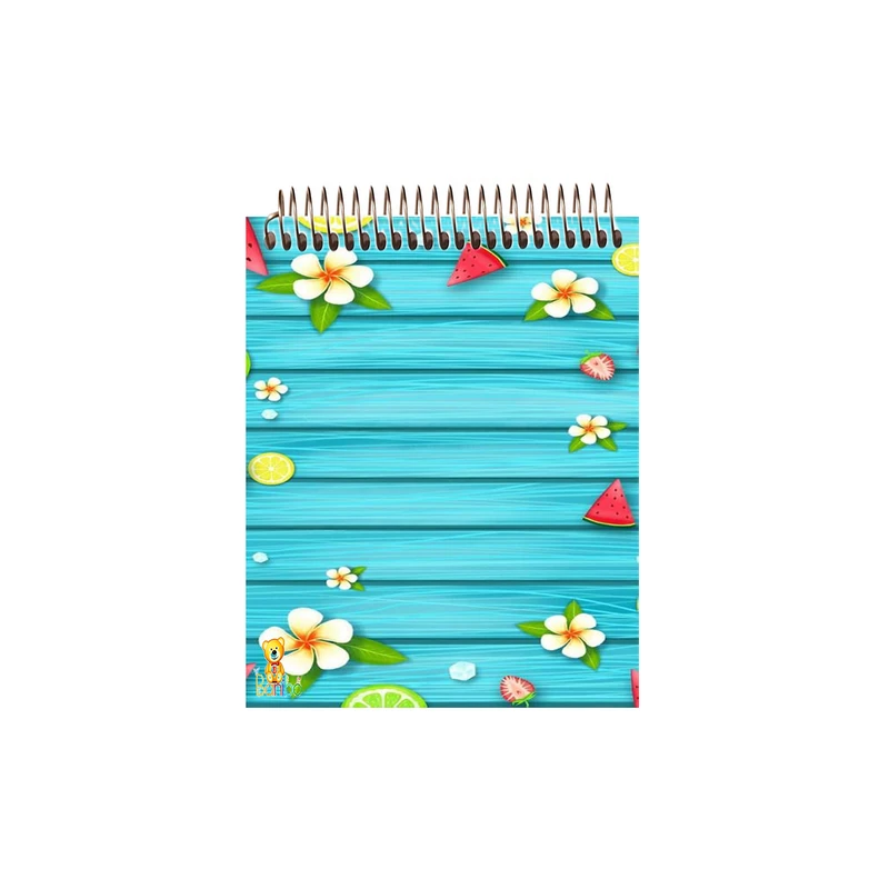 دفتر نقاشی 50 برگ بانیبو مدل گل کد 294