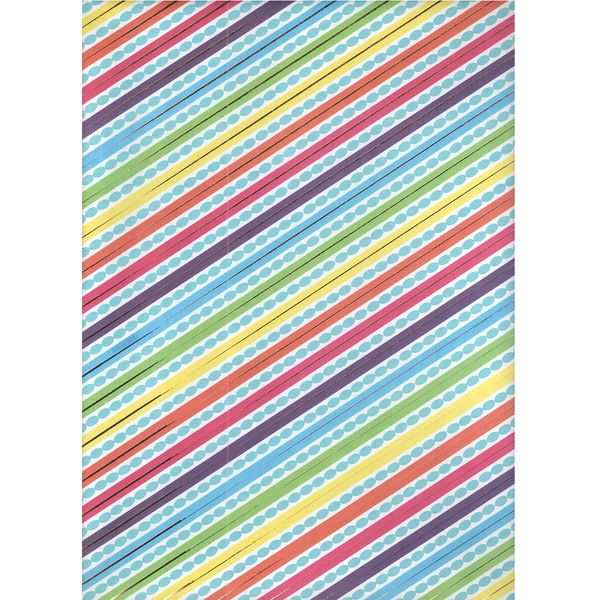 کاغذ کادو طرح خطی کد KH623 بسته 5 عددی