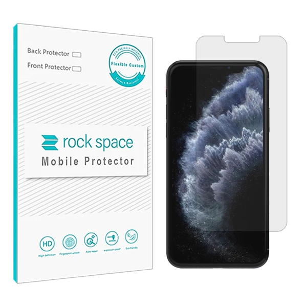 محافظ صفحه نمایش شفاف راک اسپیس مدل Hygel مناسب برای گوشی موبایل اپل iPhone 11 Pro Max