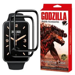 محافظ صفحه نمایش گودزیلا مدل PMMA مناسب برای ساعت هوشمند شیائومی Mi Band 7 Pro بسته 2 عددی