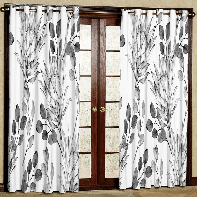 پرده مدل برگ مخمل پانچی کد 2039 سایز 200x140 سانتی متر