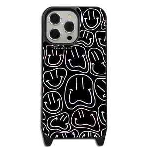 AKAM AMCWLA15PROMAX-HAPPY FACE4 Cover For Apple iPhone 15 Pro Max