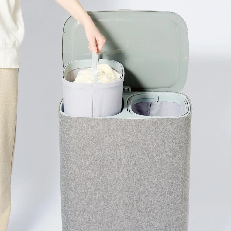 عکس شماره 5 : سبد رخت چرک مدل ترولی چرخ دار 50