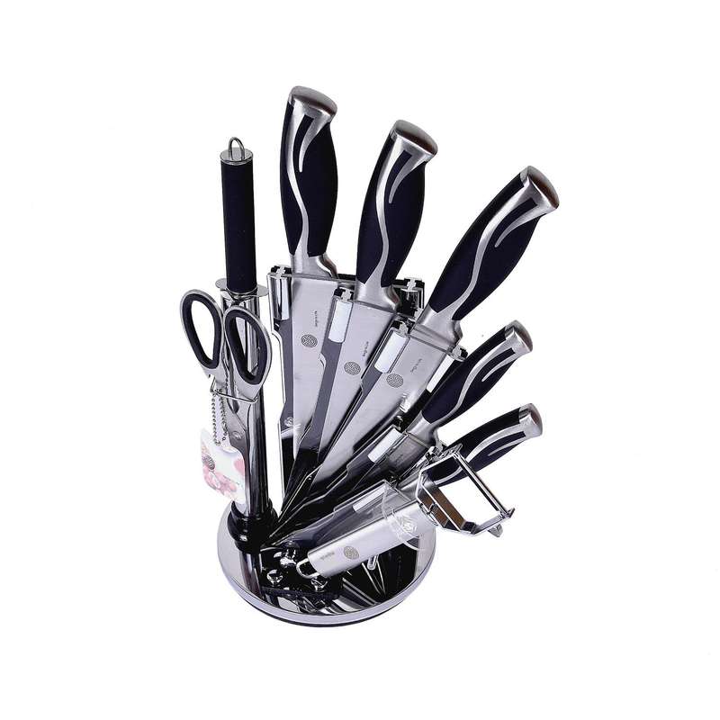 سرویس چاقو آشپزخانه 9 پارچه مدل KS9014B
