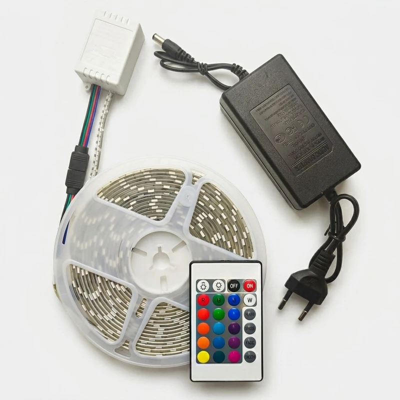 ریسه ال ای دی مدل RGB گیمینگ 4 سیم طول 5 متر